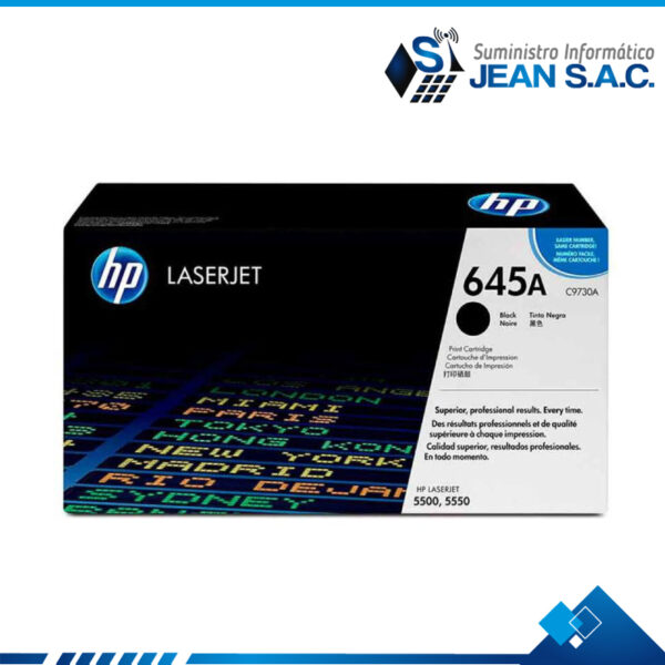 TONER HP C9730A (645A) L.J. 5500 NEGRO