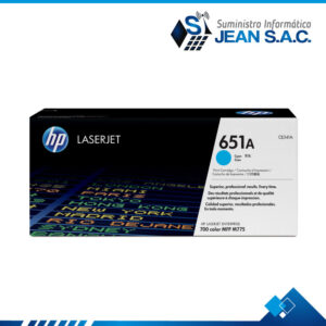 TONER HP CE341A (651A) L.J. ENT 700 CYAN 16K PG