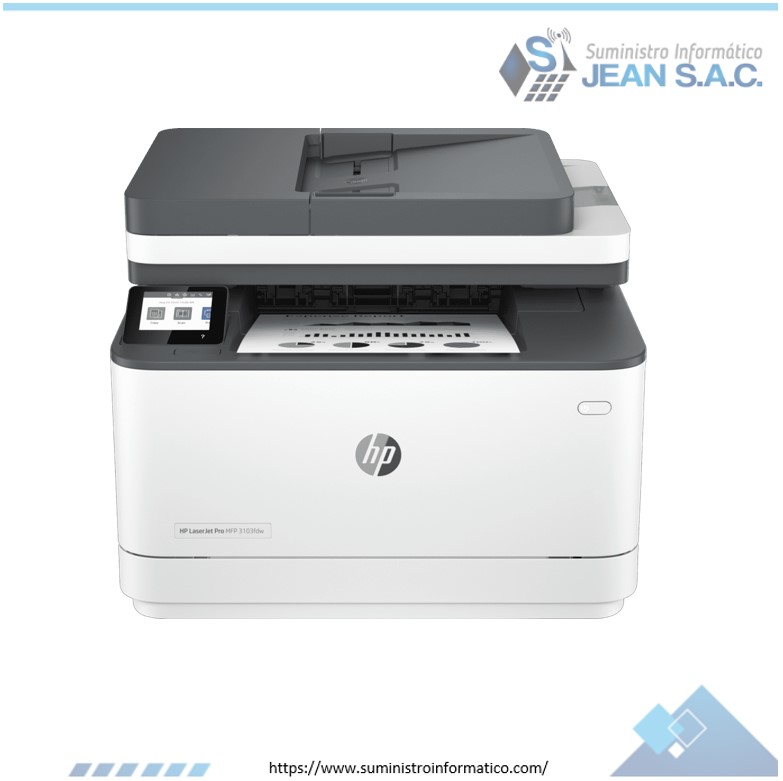 Impresora Multifuncional HP LaserJet Pro MFP 3103fdw