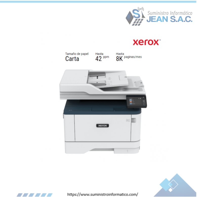 Impresora Multifuncional Laser Xerox B315 dni 40ppm Wi-Fi Mono