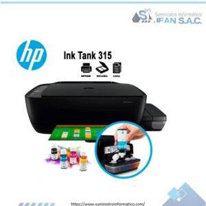 IMPRESORA MULTIFUNCIONAL HP INK TANK 315 TINTA CONTINUA COLOR