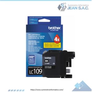 TINTA BROTHER LC109BK BLACK 2400 PAGINAS