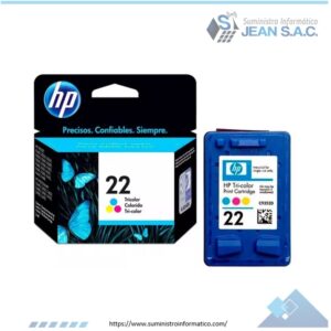 TINTA HP C9352AL 22 TRICOLOR 165 PAGINAS