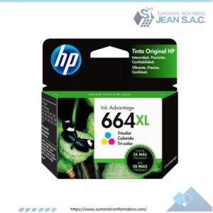 TINTA HP F6V30AL (664XL) TRICOLOR 330 PAGINAS