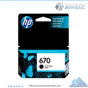 TINTA HP CZ113AL (670) BLACK 7.5ML