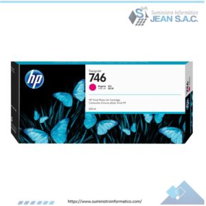 TINTA HP P2V78A (746) MAGENTA  300ML