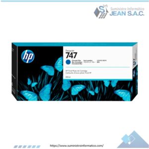 TINTA HP P2V85A (747) CHROMATIC BLUE 300 ML