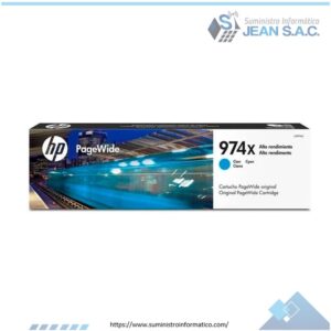 TINTA HP L0R99AL 974X CIAN PAGEWIDE PRO 452/477 85.5ML