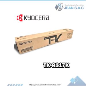 TONER KYOCERA ECOSYS M8124CIDN BLACK 12,000 PÁGINAS TK-8117K