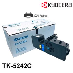 TONER KYOCERA ECOSYS M5526CDW CYAN TK-5242C