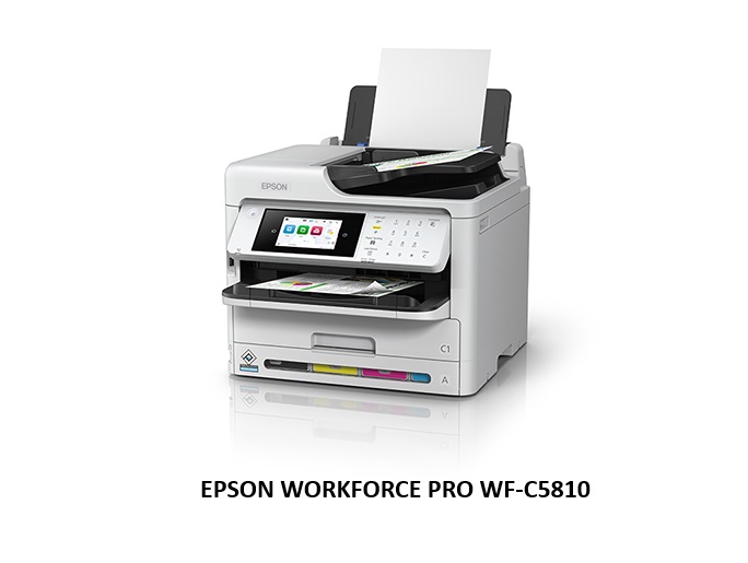 Impresora Multifuncional de tinta Epson WorkForce Pro WF-C5810, Imprime/Escanea/Copia/Fax/LAN/WiFi.