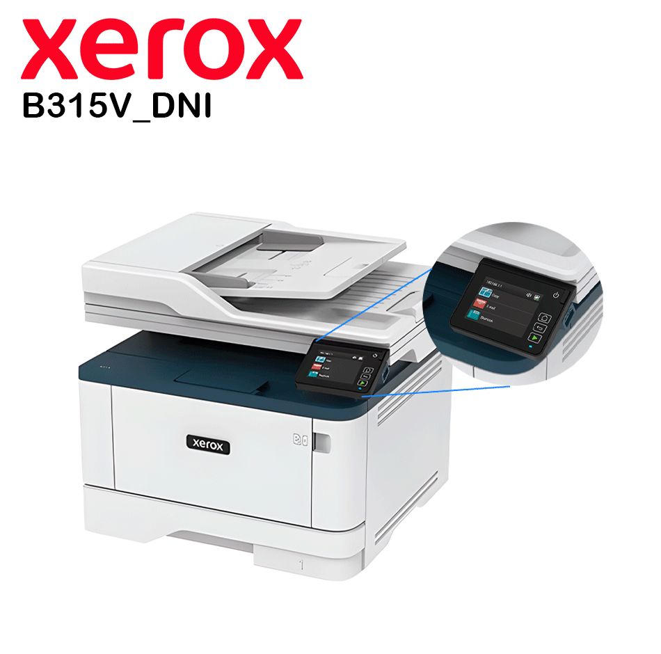 Impresora Multifuncional Laser Xerox B315 dni 40ppm Wi-Fi Mono - Imagen 4