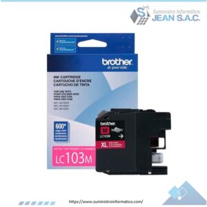 TINTA BROTHER LC103M MAGENTA 600 PAGINAS