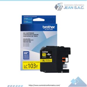 TINTA BROTHER LC103Y YELLOW 600 PAGINAS