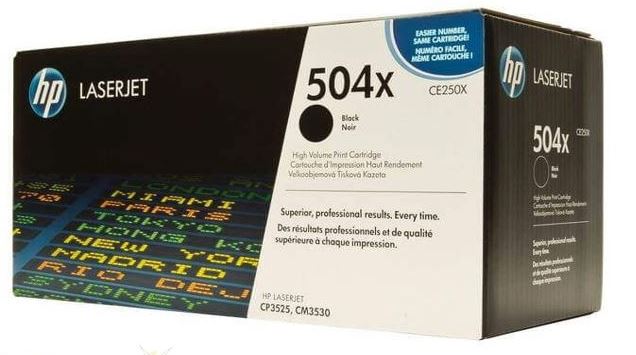 TONER HP CE250X (504X) L.J. CP3525 NEGRO 10500P