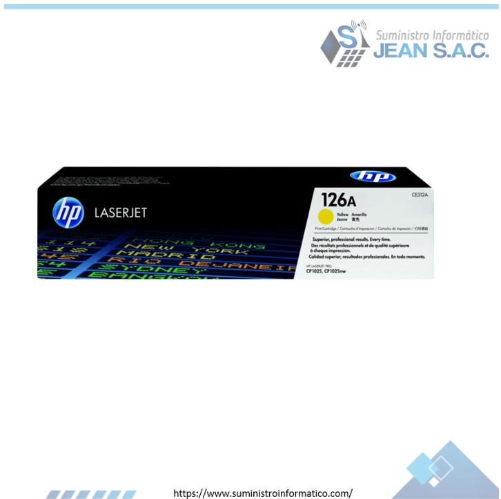 Toner HP CE312A (126a) l.j. cp1025 Yellow 1k