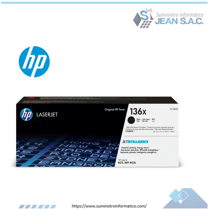 Toner HP W1360X (136x) l.j. M211 Black 2,6k