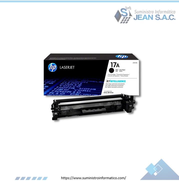 Toner HP CF217A (17a) l.j. pro m102 Negro 1.6k