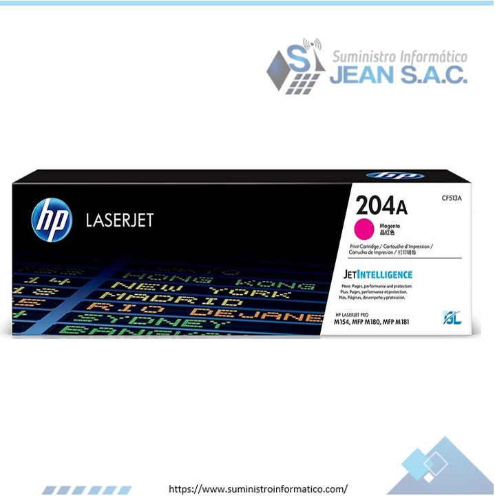 Toner HP CF513A (204a) l.j. pro m154 Magenta 900pgs