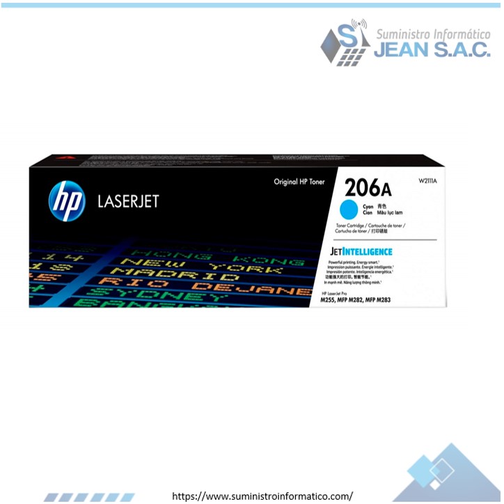Toner HP W2111A (206a) l.j. m255 Cyan 1,25k.