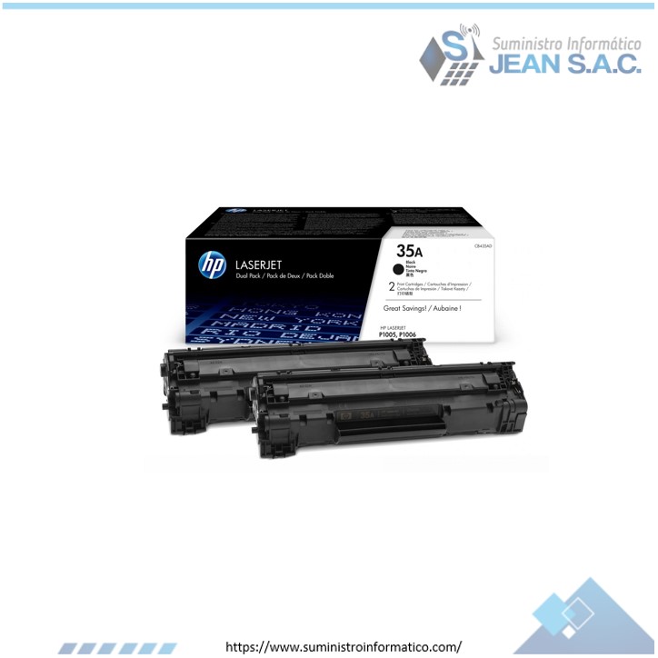 Toner HP CB435AD (35ad) l.j. p1005 (2 cb435a 1,5k.)
