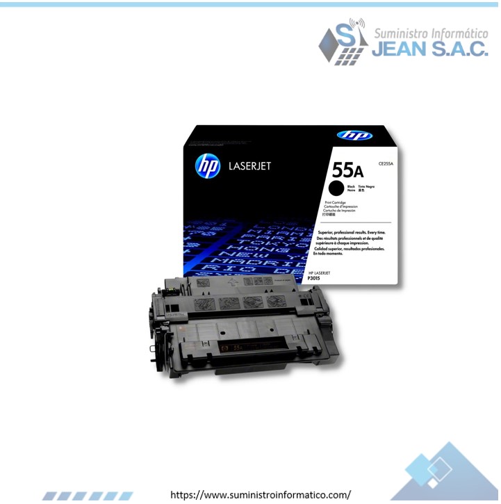 Toner HP CE255A (55a) l.j. cp3015 Negro 6k