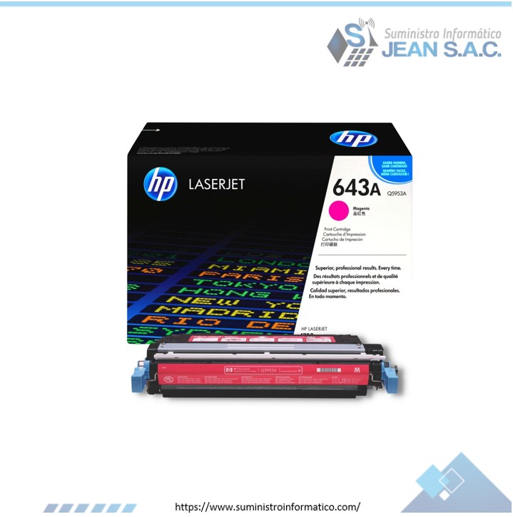 Toner HP Q5953A (643a) l.j. 4700 Magenta 10k