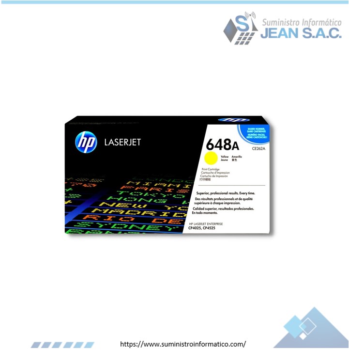 Toner HP CE262A (648a) l.j. cp4525 Yellow 11k
