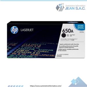 Toner HP CE270A (650a) l.j. cp5525 Negro 13,5k