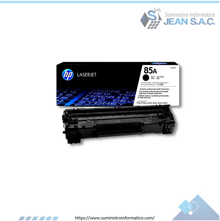 Toner HP CE285A (85a) l.j. p1102 Negro 1,6k
