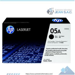 TONER HP CE505A (05A) l.j. p2035 Negro 2,3k