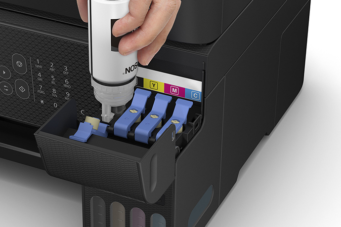 IMPRESORA EPSON MULTIFUNCIONAL L5590, C/ TANQUE IMPRIME ESCANEA FOTOCOPIA FAX WIFI ( C11CK57301) - Imagen 6
