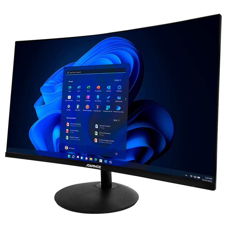 Monitor curvo Advance ADV-2750S, 27" VA, 1920x1080, Full HD CURVO, HDMI, DP, SPEAKER - Imagen 5
