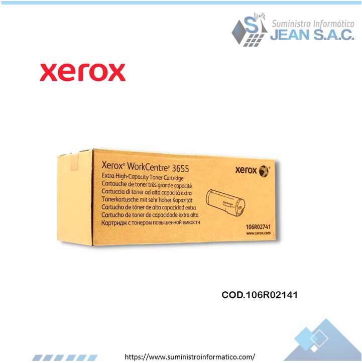 Toner Xerox 106R02741 WorkCentre 3655 25,9k.