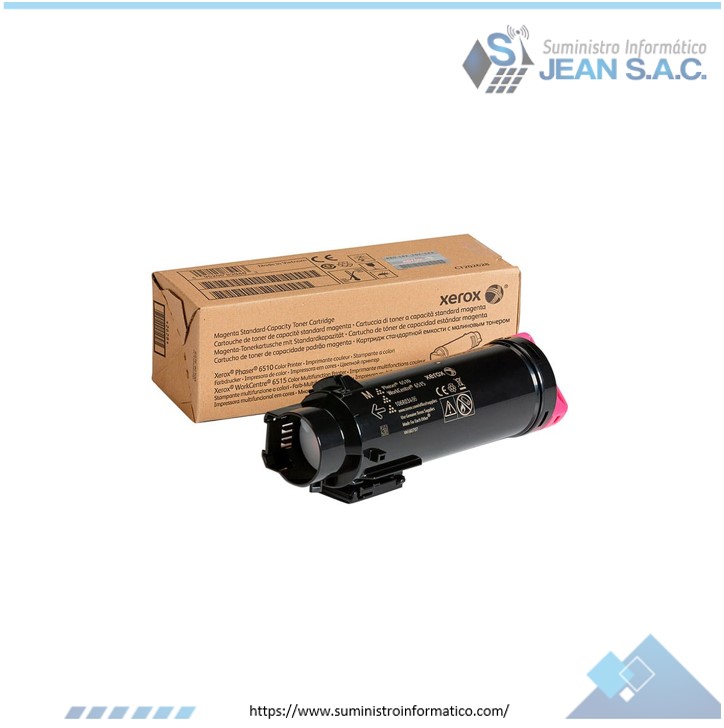Toner Xerox 106R03486 Magenta ph 6510, wc 6515 2,4k.