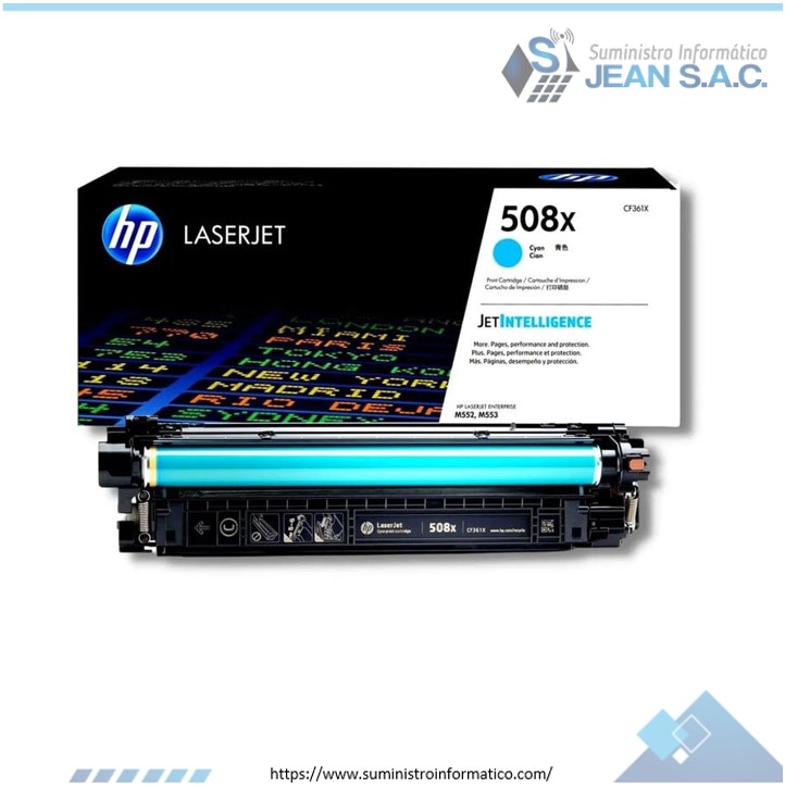 Toner HP CF361X (508x) mfp m553 Cyan 9,5k.