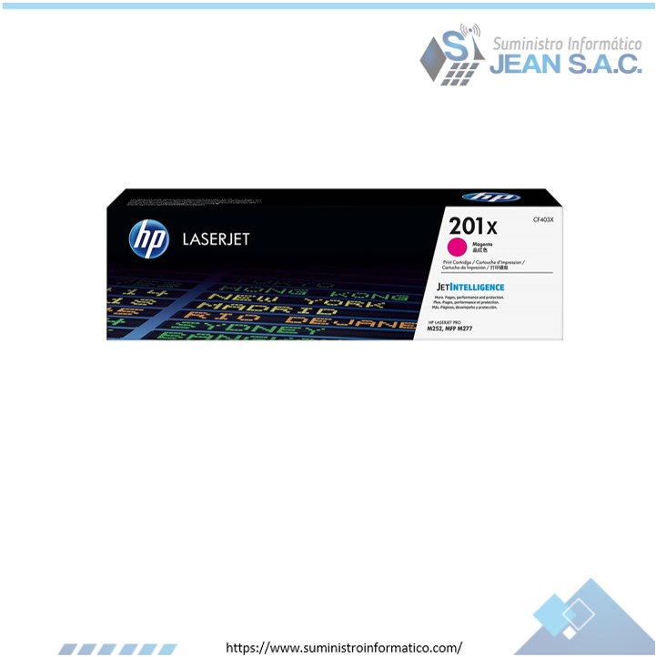 Toner HP CF403X (201x) Magenta lj pro m252 2,3k.