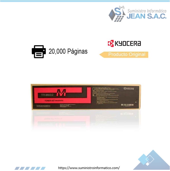 Toner Kyocera TK-8602M Magenta fs-c8650dn 20k.