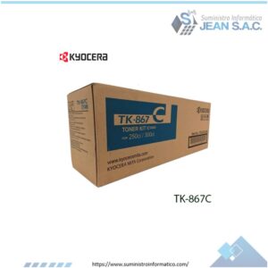 Toner Kyocera TK-867C Cyan TASKalfa  250ci, 300ci 12k.