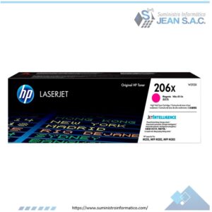 TONER HP W2113X 206X LaserJet M255WD MAGENTA 2, 450 PAGINAS