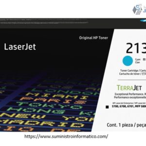 TONER HP 213A W2131A CIAN LaserJet 5700