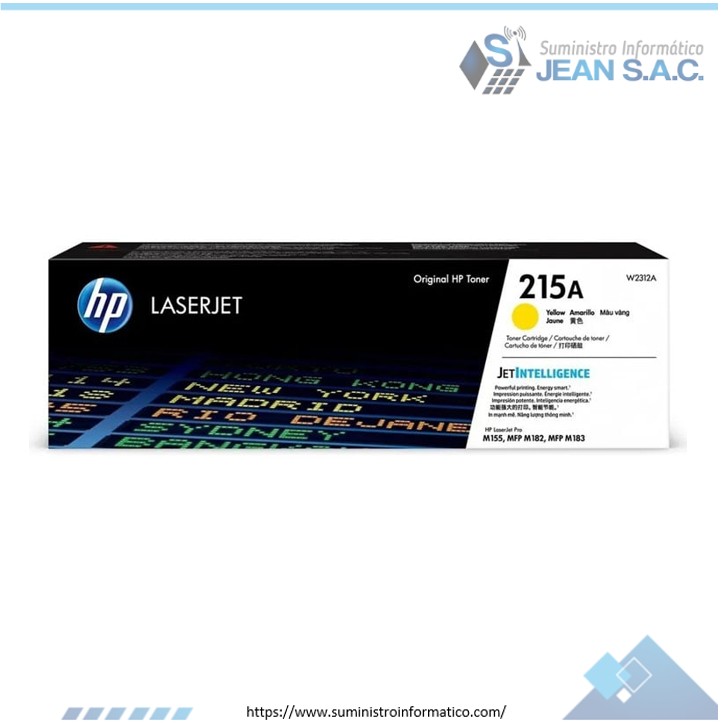 TONER HP 215A W2312A YELLOW LaserJet M182NW