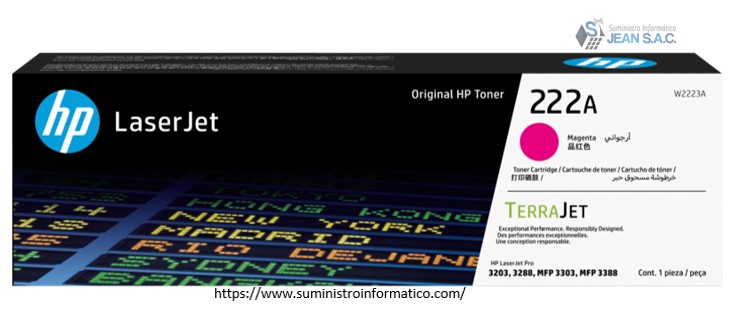 TONER HP 222A MAGENTA W2223A LaserJet 3201, 3204