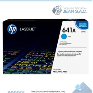 TONER HP 641A C9721A PARA 4600 CIAN 8,000 Páginas