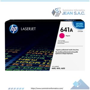 TONER HP 641A C9723A PARA 4600 MAGENTA 8,000 Páginas