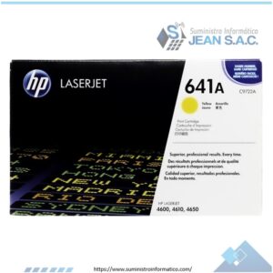 TONER HP 641A C9722A PARA 4600 YELLOW 8,000 Páginas