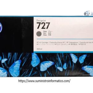 Tinta HP 727 F9J80A GRAY