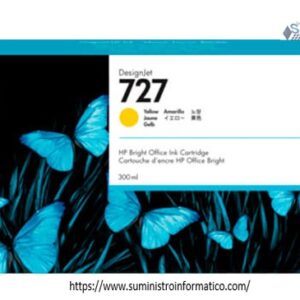 Tinta HP 727 original F9J78A Yellow