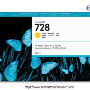 TINTA HP F9K15A (728A) 300ML YELLOW