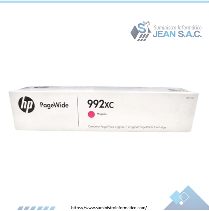 TINTA HP M0K11XC (992XC) MAGENTA 16,000 PÁGINAS